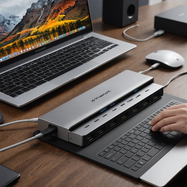 Quels sont les avantages des stations d'accueil Thunderbolt 4 pour les ordinateurs portables?